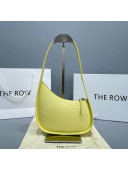 The Row Calfskin Hobo Bag Cream Yellow 2021 1811