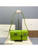 By Far Billy Semi Patent Leather Shoulder Bag Lime Green 2021 