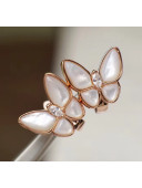 Van Cleef & Arpels Butterfly Earring 12 Pink Gold 2020