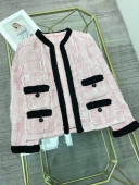 Chanel Tweed Jacket Pink/Black 2022