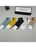 Gucci GG Cotton Short Socks 5Colors 2021