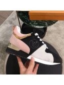 Louis Vuitton Run Away Sneaker 1A4XNL Pink/Black 2019(For Men and Women)