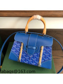 Goyard Saigon Structure PM/Mini Top Handle Bag Sky Blue 2021