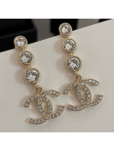 Chanel Crystal CC Earrings 2021 14