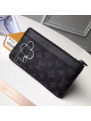 Louis Vuitton Vivienne Mascot Monogram Eclipse Canvas Pochette Apollo PM Bag 2018