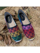 Gucci GG Multicolor Canvas Espadrilles Multico 2021