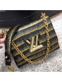 Louis Vuitton Twist PM Chain Bag Gold Rain Epi Leather M53725 2019