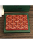 Goyard Business Card Holder Wallet Red 2021