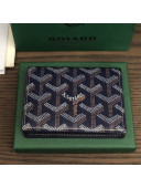 Goyard Business Card Holder Wallet Navy Blue 2021