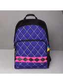 Prada Fabric Backpack 2VZ006 Purple/Black 2018