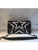 Stella McCartney Falabella Shaggy Deer Shoulder Bag With White Stars 2018