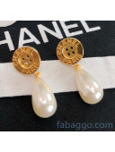 Chanel Button & Pearl Earrings CE2081218 2020