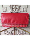 Goyard Folding Leather Clutch Red