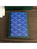 Goyard Saint Pierre Card Case Wallet Sky Blue 2021