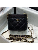 Chanel Mini Vanity with Classic Chain AP1340 Black 2020