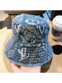 Louis Vuitton SINCE 1854 Canvas Bucket Hat Blue 2020