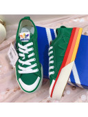 Adidas Clover Fabric Asymmetric Rainbow Sneakers Green 2019