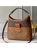 Louis Vuitton Hobo Dauphine MM Shoulder Bag M45195 Monogram Canvas/Brown 2020