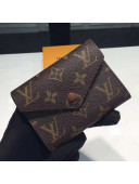 Louis Vuitton Victorine Wallet Monogram Canvas Brown