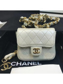 Chanel Quilting Lambskin Mini Waist Bag White 2019