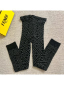 Fendi FF Knit Ninth Tights Black 2020