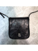 Balenciaga Mini Supple Nappa Calfskin Crossbody Bag Black 2019