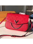 Louis Vuitton Calfskin Very Messenger Bag Cerise 2018