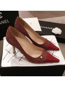 Chanel Pointed Heel Pump Red 2019