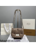 Maison Margiela Glam Slam Mini Flap Bag Dove Grey 2021