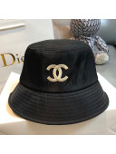 Chanel Contrast CC Bucket Hat Black 2021