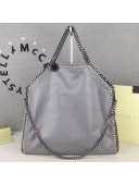 Stella McCartney Falabella Fold Over Tote Bag Grey 2020