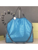 Stella McCartney Falabella Fold Over Tote Bag Blue 2020