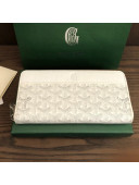 Goyard Matignon Zip Long Wallet GM White 2021