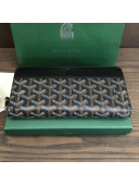 Goyard Matignon Zip Long Wallet GM Black 2021