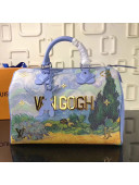 Louis Vuitton Masters Collection's Piece VANGOGH Speedy 30 M41526 Blue Oiginal Quality 2017