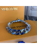 Louis Vuitton Chain Links Patches Bracelet 2021 37