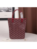 Goyard Mini Tote Bag Burgundy 2020