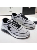 Chanel Terry-cloth & Goatskin Classic Sneaker Grey 2020