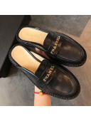 Chanel x Pharrell Flat Loafer Mules Black 2019