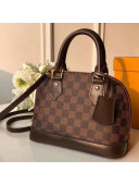 Lousi Vuitton Damier Ebene Canvas Alma BB Bag N41221