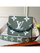 Louis Vuitton Giant Monogram Strap Toilet Pouch XL Green 2019