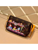 Louis Vuitton Christmas Mini Pochette Accessoires Clutch with Chain Bag M58009 02 2020