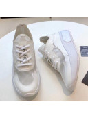 Chanel Calfskin & Mesh Sneaker White 2020