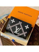 Louis Vuitton Cléa Wallet in Embroidered Quilted Leather M81139 Black 2022