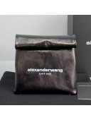 Alexander Wang Lambskin Lunch Bag Cluch Black 2021