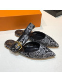 Louis Vuitton Since 1854 Sofia Flat Mules 1A8NWP Black 2021