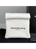 Alexander Wang Lambskin Lunch Bag Cluch White 2021