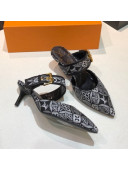 Louis Vuitton Since 1854 Sofia Heel Mules 1A8NW9 Black 2021