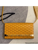 Goyard Clutch Bag 020176 Yellow 2021