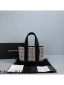 Alexander Wang Crystal Mini Tote Bag Black 2021 3054